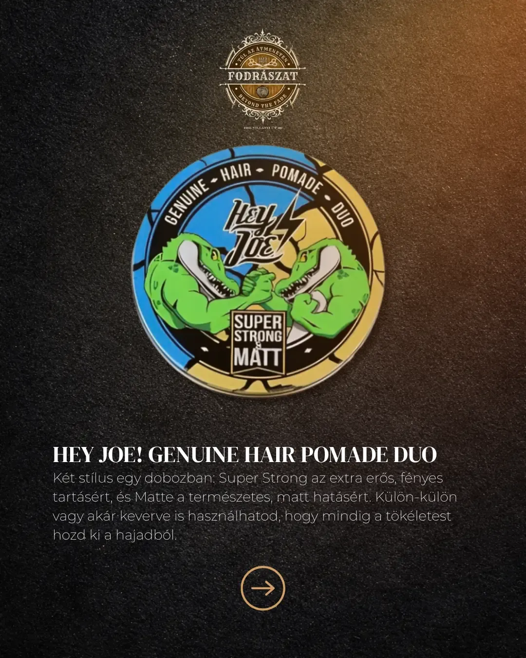 Hey Joe! Genuine Hair Pomade DUO