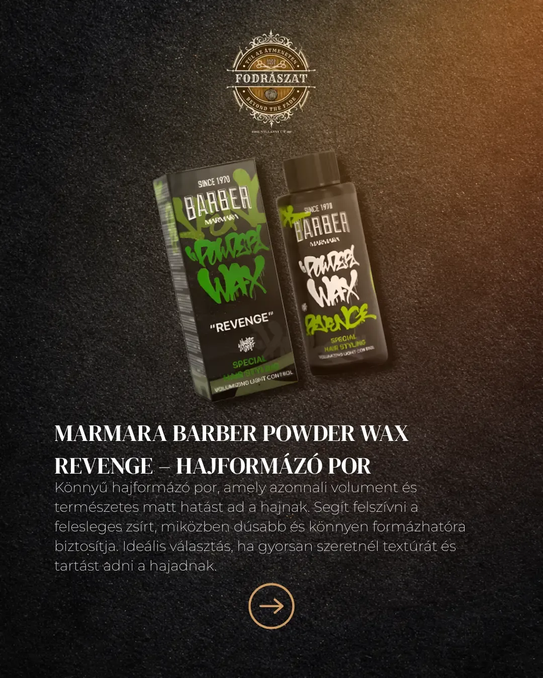 Marmara Barber Powder Wax Revenge